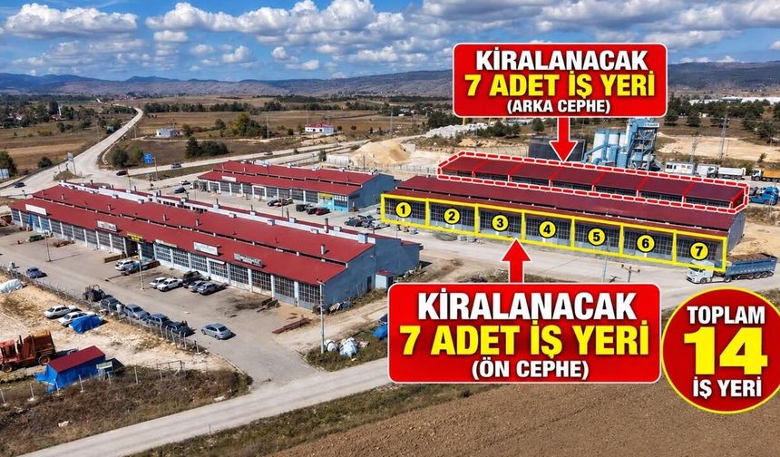 Kastamonu'da belediye 14 iş yerini kiralayacak: İhale 30 Eylül'de