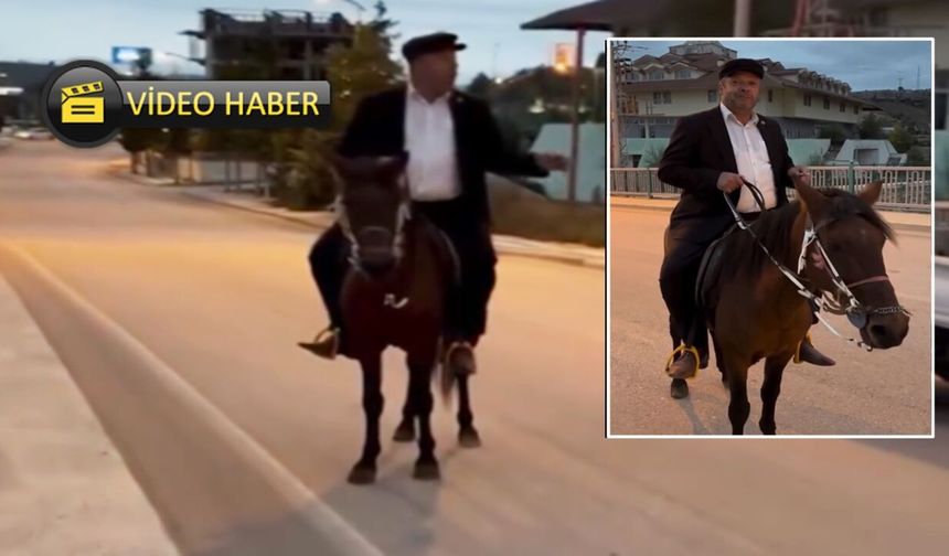 Kastamonu'da muhtar ehliyeti kaptırdı: Trafiğe atla çıktı!