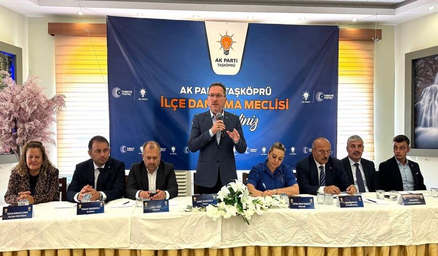 Taşköprü'de, AK Parti İlçe Danışma Meclisi Toplantısı yapıldı
