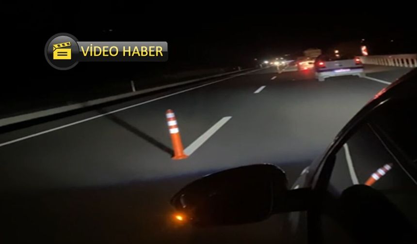 Taşköprü–Hanönü yolunda şerit tepkisi!