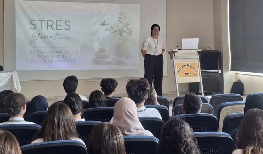 Taşköprü’de öğrencilere stres yönetimi eğitimi