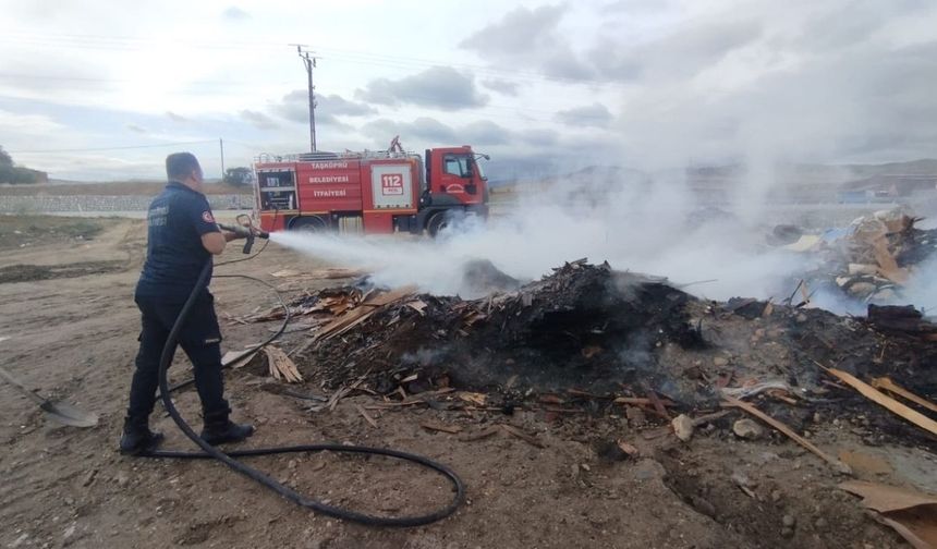 Son dakika: Taşköprü’de alevler yükseldi!