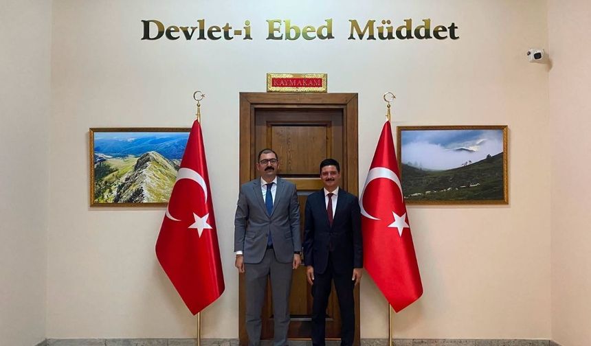 Taşköprü’ye atanan Başsavcı Kara’dan Kaymakam Demirdağ’a ziyaret