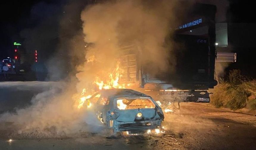 Kastamonu'da feci kaza: Çarpışmanın ardından alev alev yandı