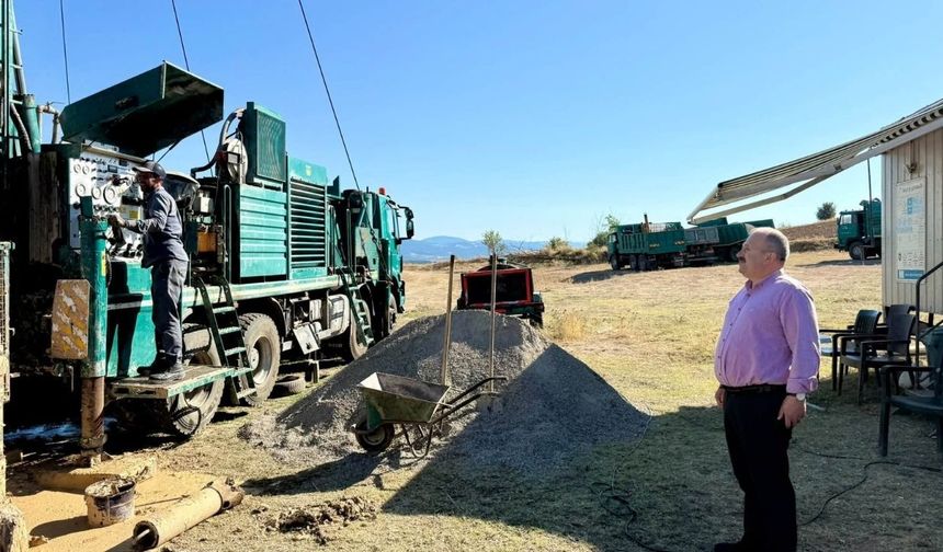Milletvekili Uluay, Taşköprü’deki sondaj çalışmalarını inceledi