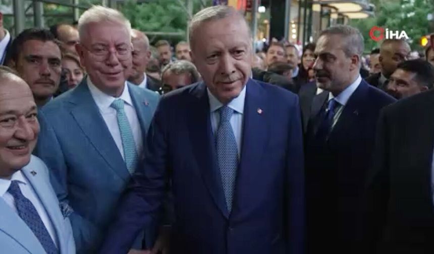 Kastamonulu iş insanları Cumhurbaşkanı Erdoğan'ın Amerika heyetinde