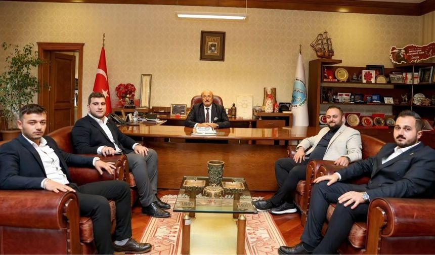 AK Parti MKYK Üyesi Küçükali Taşköprü Belediyesinde ağırlandı!