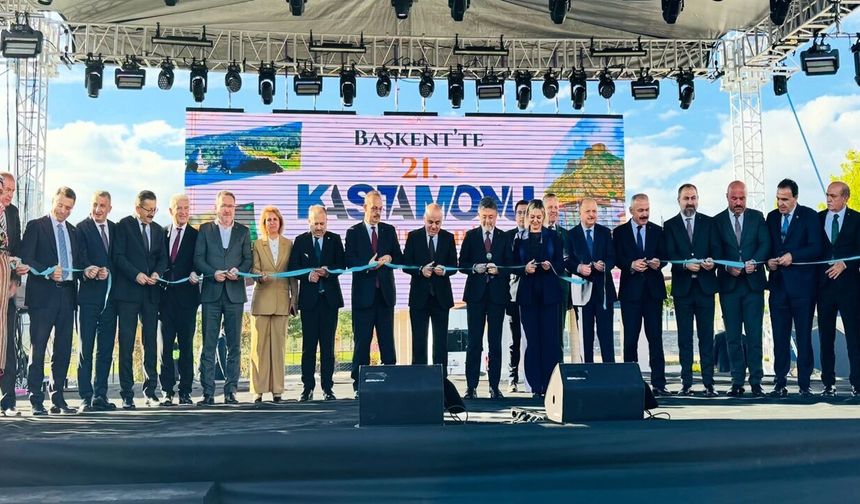 Başkentte Kastamonu Günlerinin açılışını Bakan Yumaklı yaptı