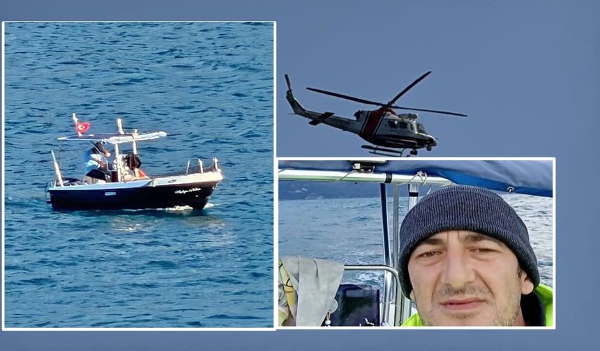 Helikopter havalandı: Cide açıklarında aranıyor!
