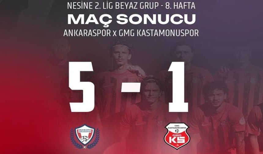 GMG Kastamonuspor’dan deplasmanda ağır yenilgi