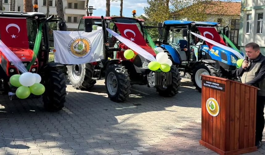 Kastamonu'da köylü traktörlerine kavuştu