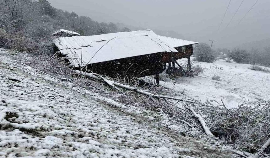 Son dakika: Kastamonu’ya kar yağıyor! Yaylalar beyaza büründü