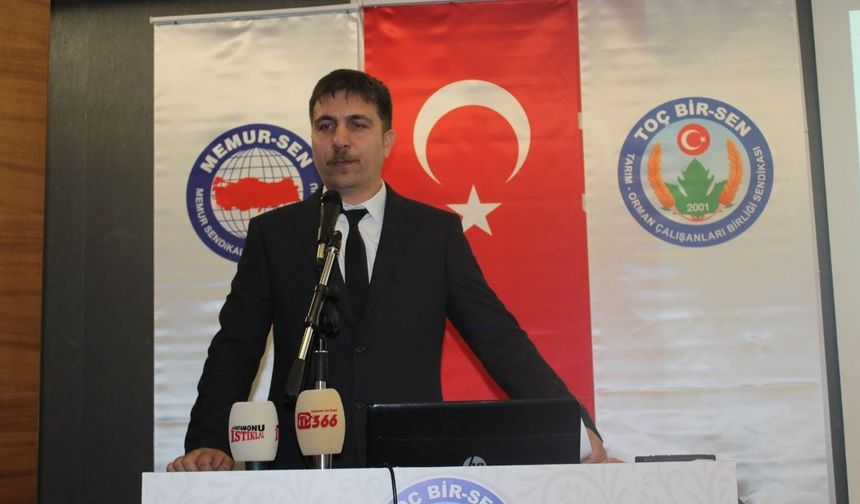 Taşköprü Orman İşletme Müdür Yardımcısı Ender Yılmaz, TOÇ BİR-SEN’e başkan seçildi
