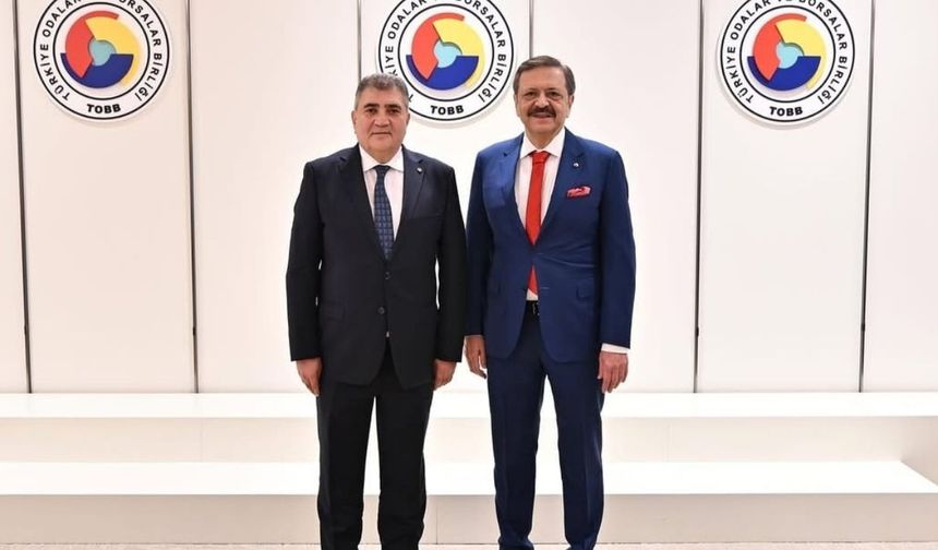 Taşköprü TSO'nun yeni yönetimi Hisarcıklıoğlu ile buluştu