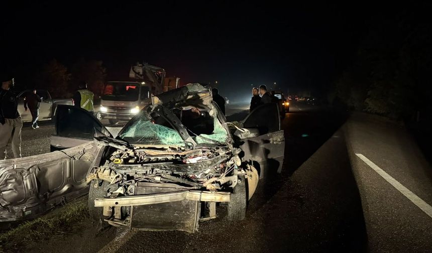 Son dakika: Taşköprü yolunda feci kaza! 1 ölü
