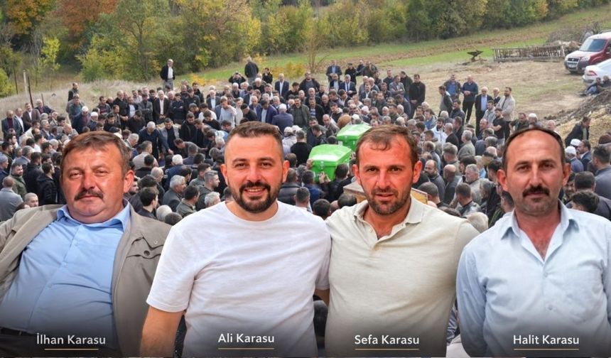 Taşköprü’de 4 kişi gözyaşlarıyla yan yana toprağa verildi