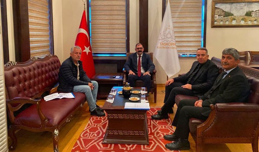 Taşköprü'de Gençlik ve Spor heyetinden önemli temas