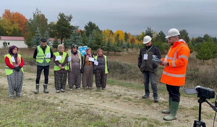 Taşköprü’de orman işçiliği sınavında tam başarı