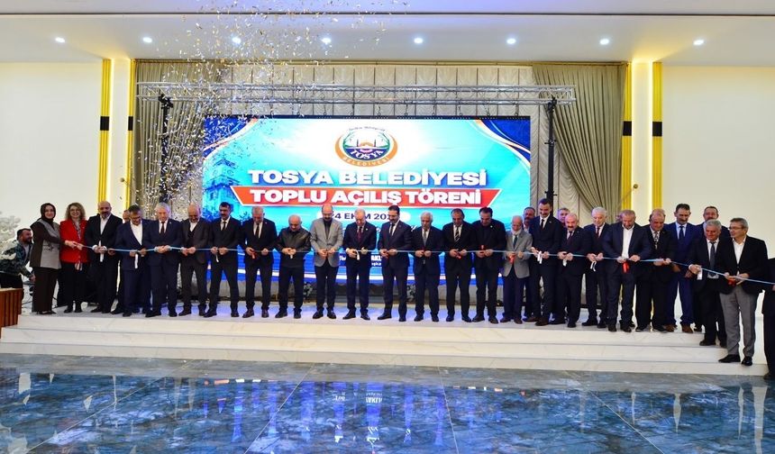 Tosya'nın çehresi değişiyor: Dev yatırımlar törenle hizmete açıldı!