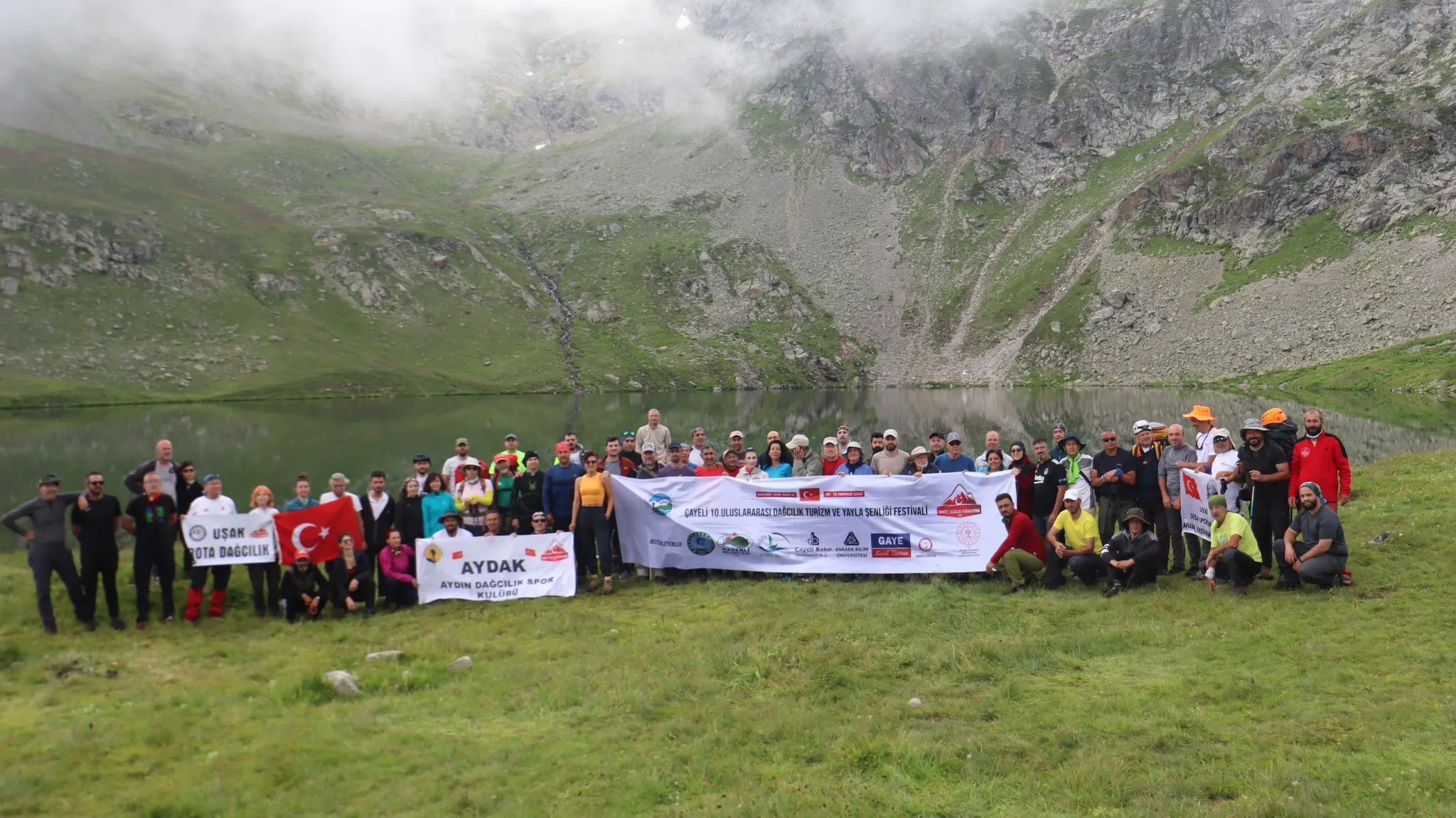 Kastamonu Ekibi 3.425 Rakımda Dağcılar Kaçkar Dağları'nda Coştu