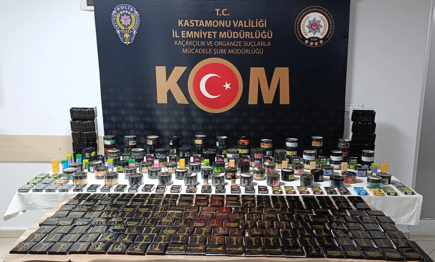 Kastamonu'da Çok Sayıda Doldurulmuş Makaron Ele Geçirildi