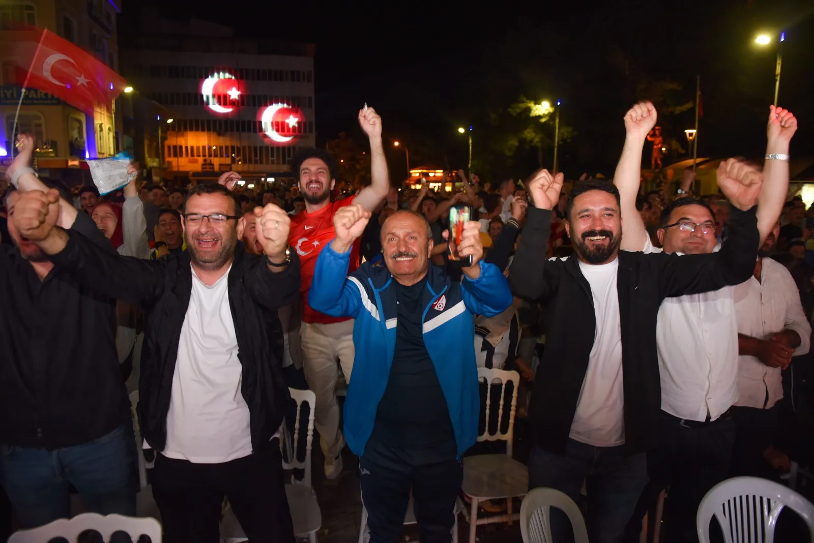 Taşköprü’de Milli Maç Coşkusu Yaşandı (3)