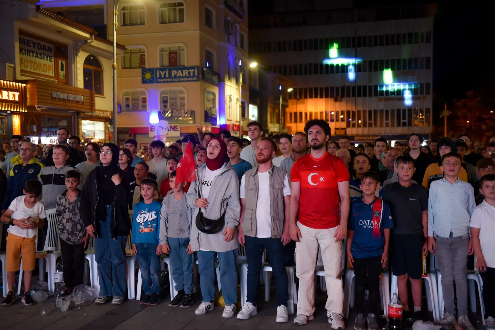 Taşköprü’de Milli Maç Coşkusu Yaşandı (7)