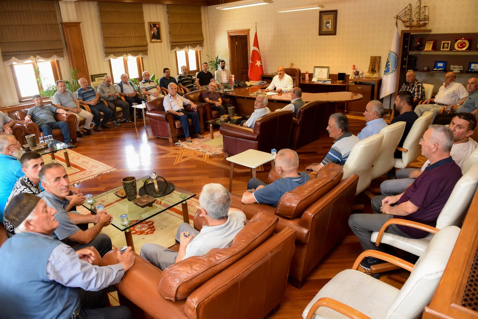 Tekke Mahallesi Sakinlerin ’Den Başkan Arslan’a Ziyaret (1)