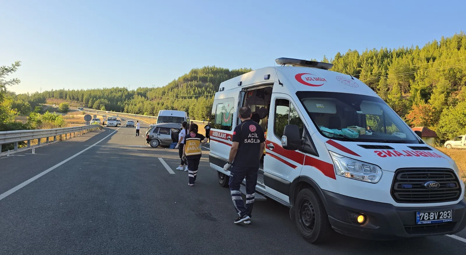 Karabük Kastamonu Kara Yolunda Kaza 1 Ölü, 1 Yaralı