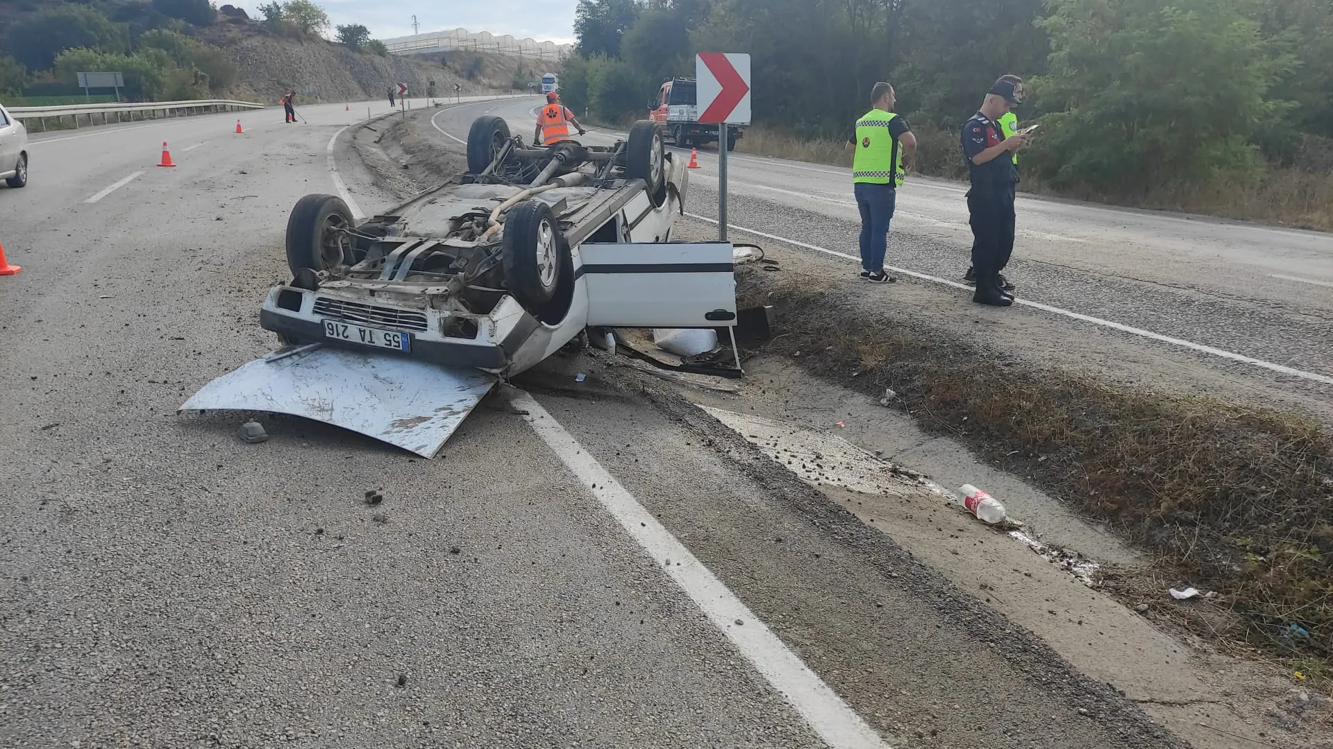 Karabük Kastamonu Yolunda Ve Şehir Merkezinde Kaza! 7 Yaralı Var! 1