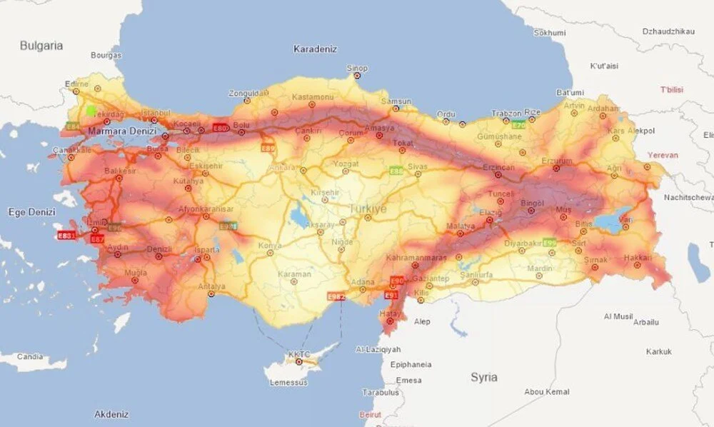 Kastamonu Deprem Mta Harita