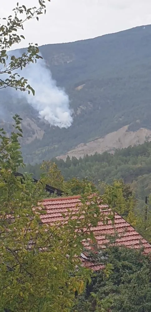 Kastamonu’nun Yanı Başına Yıldırım Düştü Orman Yangını Çıktı! (3)