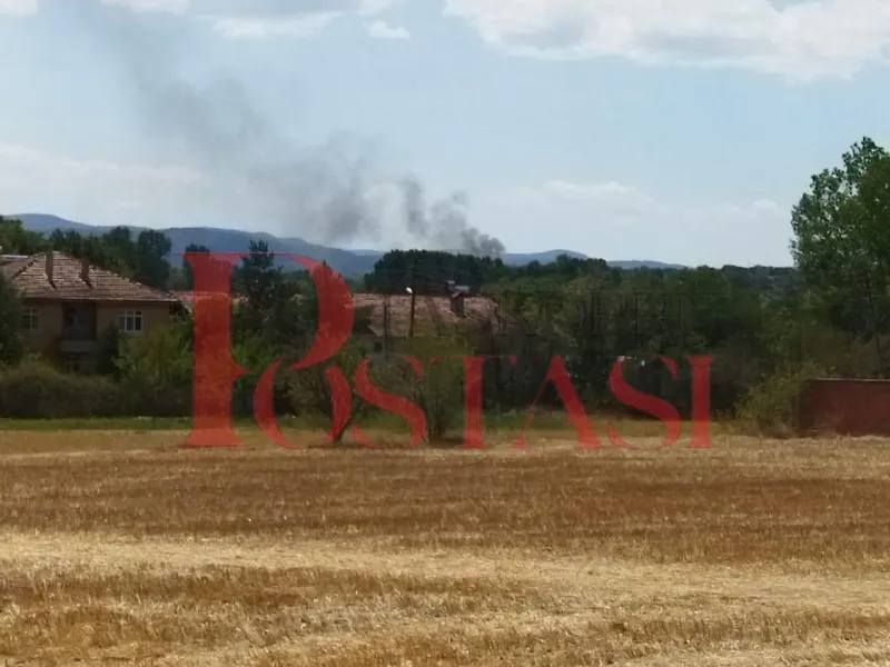 Taşköprü'de Feci Olay Traktör Alev Alev Yandı, Tarlaya Sıçradı! 5