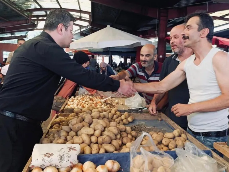 Yeni Kaymakamdan Kastamonu'da Halk Pazarına Ziyaret! Esnaflarla Buluştu 5