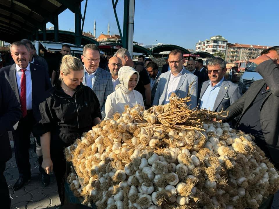 Kastamonu Taskopru Ak Parti Milletvekili Serap Ekmekci Sarimsak Pazari (8)