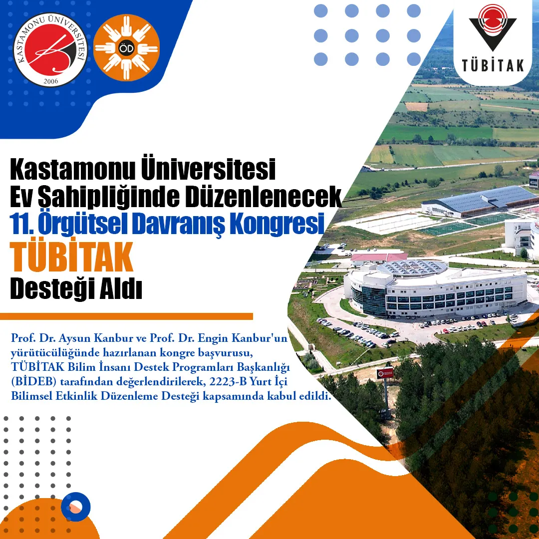 Kastamonu Üniversitesi’nin Ev Sahipliğinde Düzenlenecek Kongre, Tübi̇tak Desteği Aldı! 1