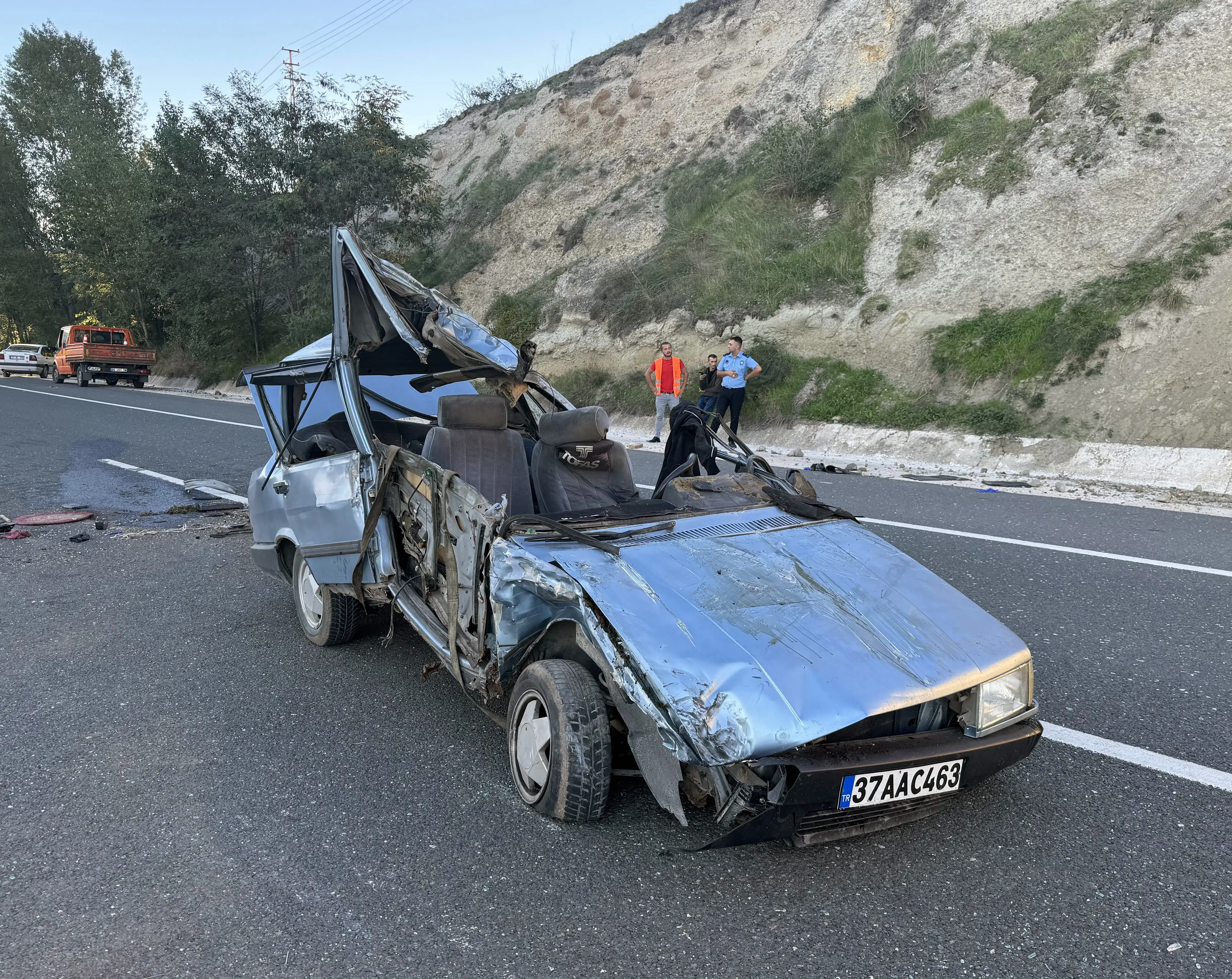 Kastamonu’da Korkunç Kaza Çok Sayıda Yaralı Var! (4)