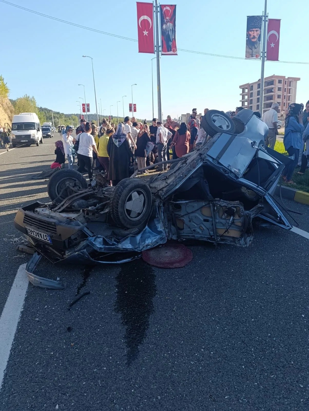 Kastamonu’da Yürekleri Ağızlara Getiren Kaza!