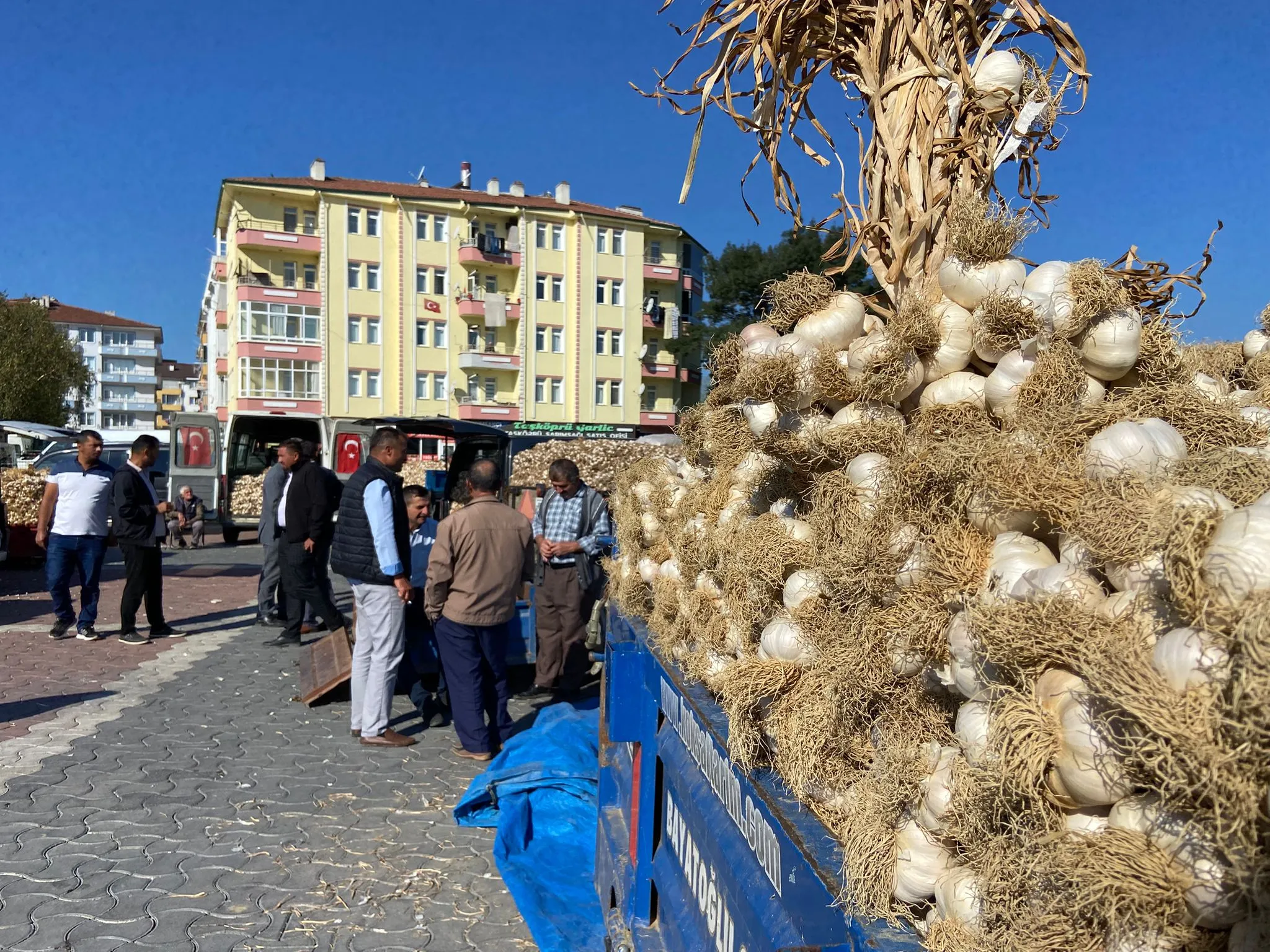 Taşköprü Sarımsak Pazarı'nda Fiyatlar Dikkat Çekiyor!