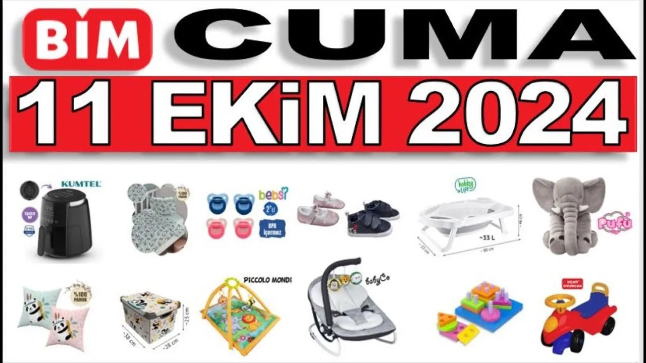 BİM Ekim ayı fırtınası: BİM 11 Ekim 2024 aktüel kataloğu raflarda