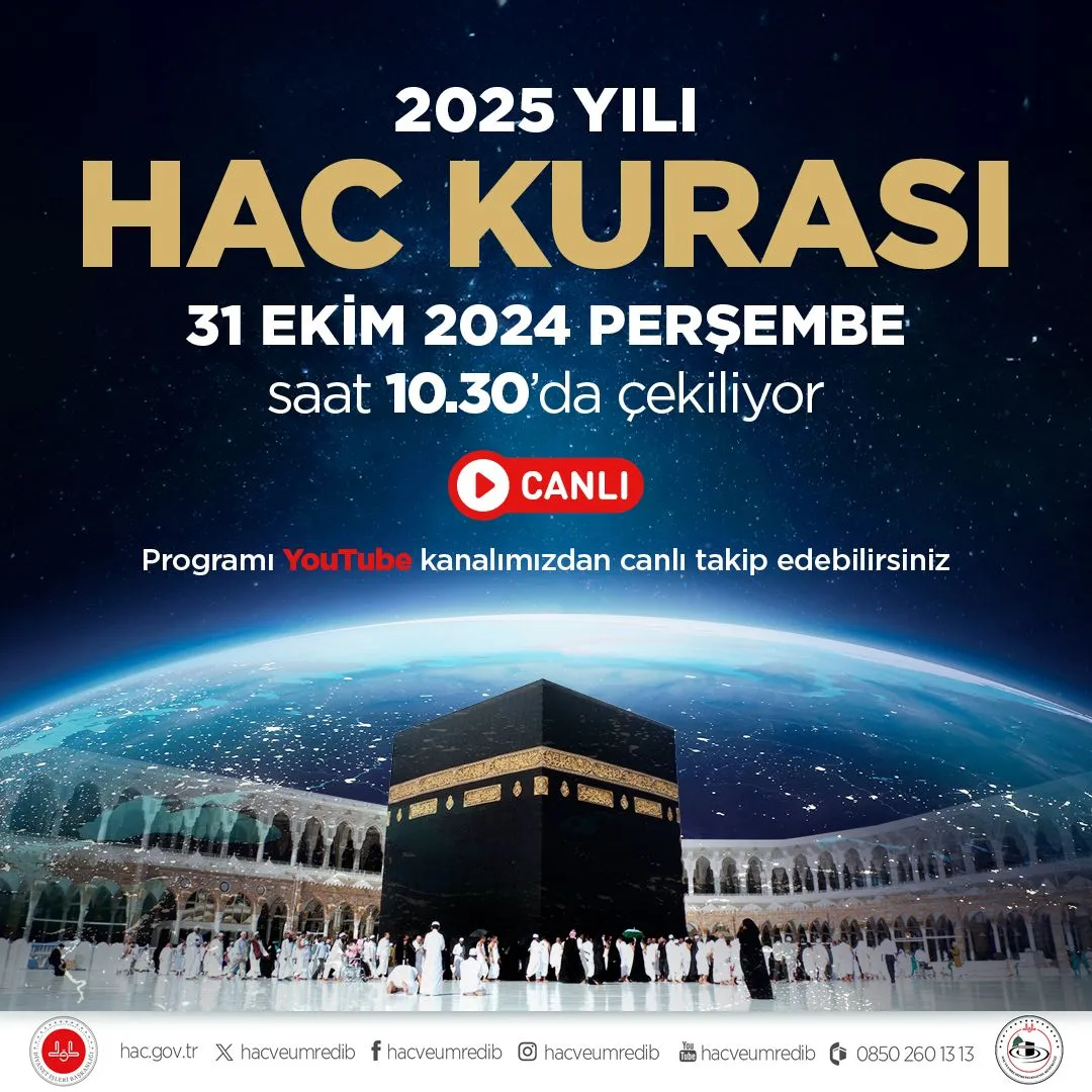 Kastamonu Müftülüğü Duyurdu 2025 Yılı Hac Kurası Yarın Çekiliyor