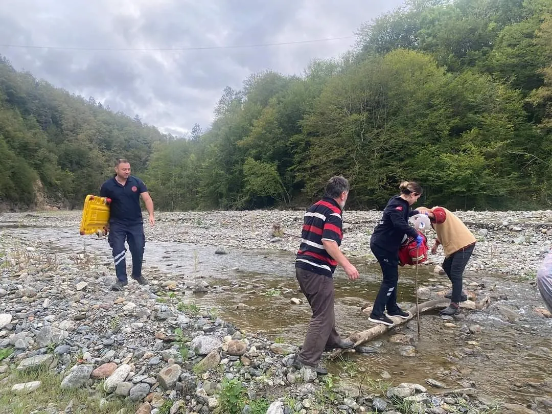 Kastamonu'da Ağaçtan Düştü! 3 Saat Süren Çaba Ile Hastaneye Ulaştırılabildi! 2