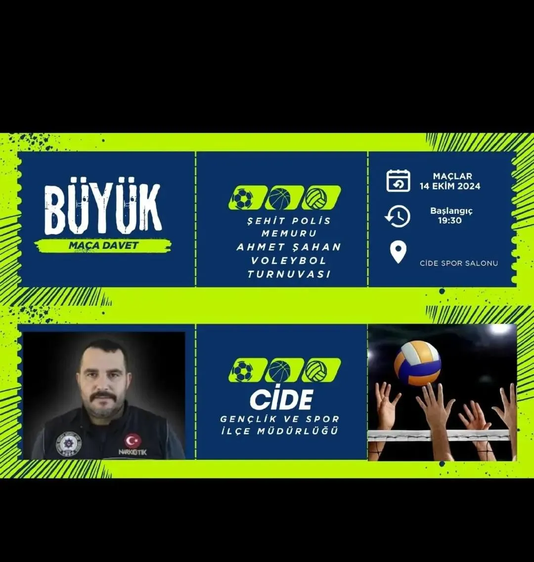 Kastamonu'da Şehit Polis Memuru Voleybol Turnuvası Ile Anılacak! 1