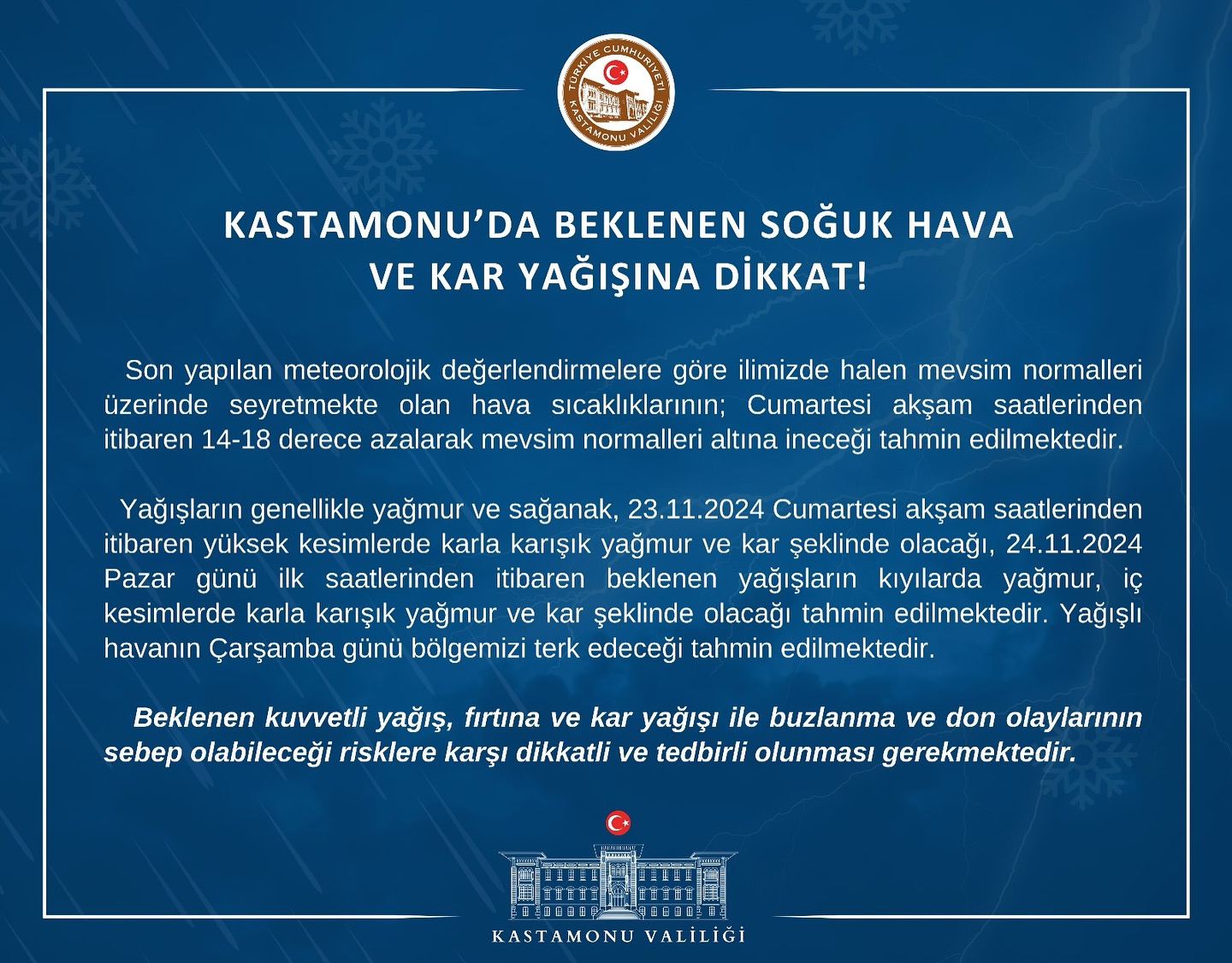 Afad Kastamonu Kışa Hazırlık Toplantısı (2)