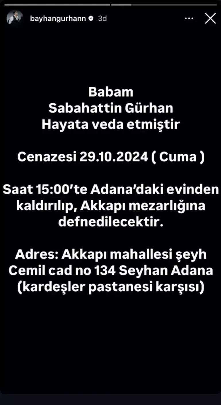 Bayhan’ın Babası Sabahattin Gürhan Kimdir Sabahattin Gürhan Neden Öldü (2)