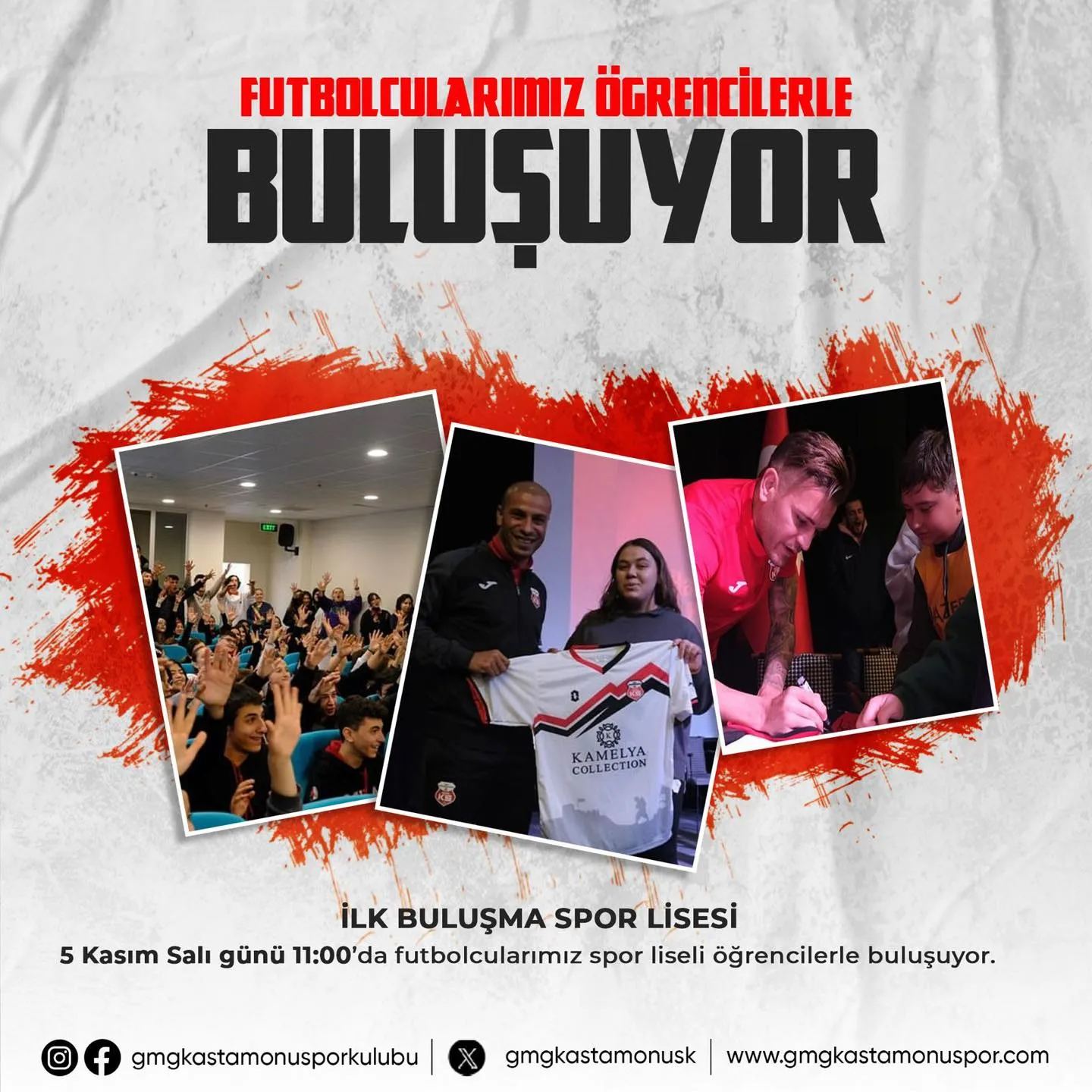 Gmg Kastamonuspor, Gençlerle Buluşacak!