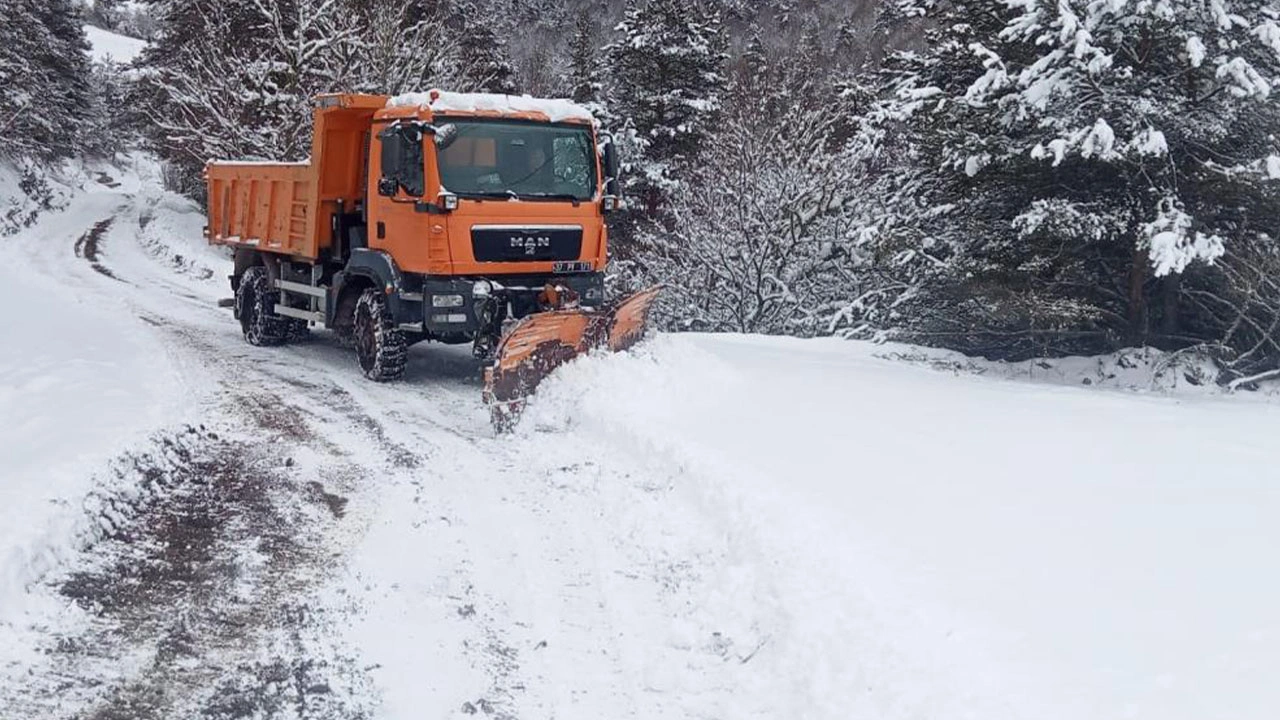 Kastamonu Köy Yolları Ulaşıma Kapandı (2)