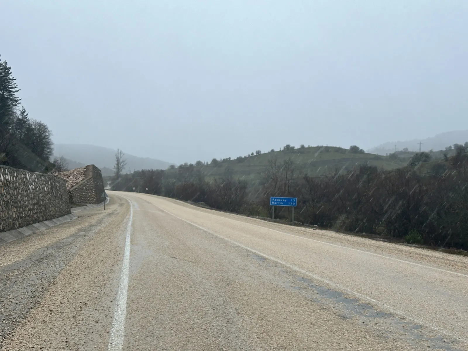 Kastamonu Yollar Beyaza Büründü Kar Yağışı Hayran Bıraktı! 1