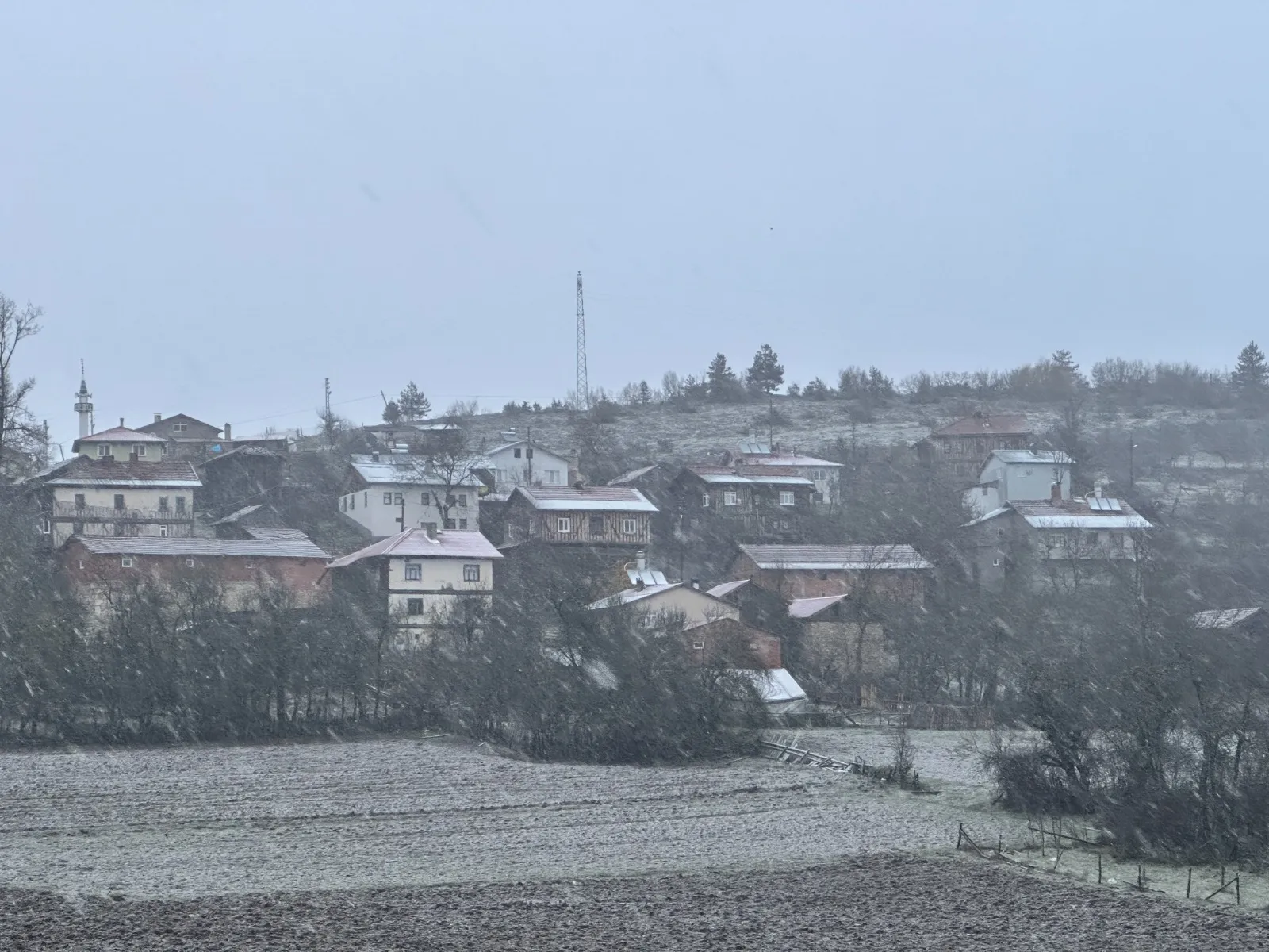 Kastamonu Yollar Beyaza Büründü Kar Yağışı Hayran Bıraktı! 7