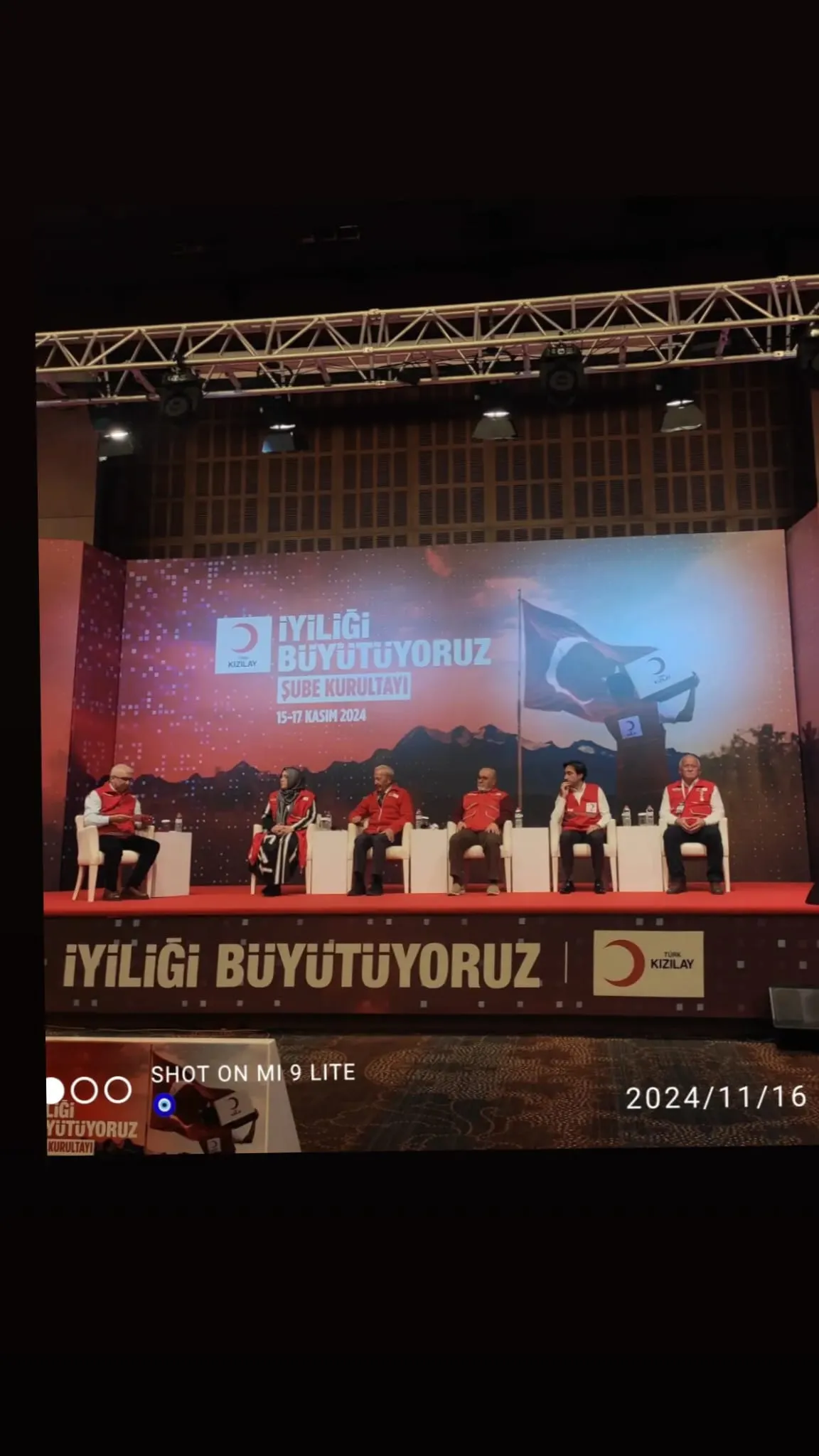 Kızılay Temsilcisi Seven, Kurultay’da Konuştu